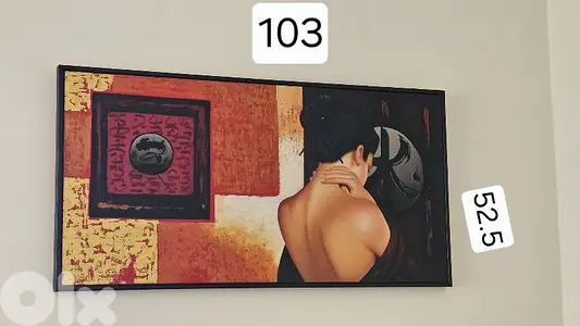 framed oil painting