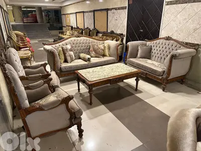 طقم كنبايات حفر ملكي خشب زان مصري