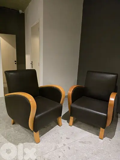 Hardwood Armchairs