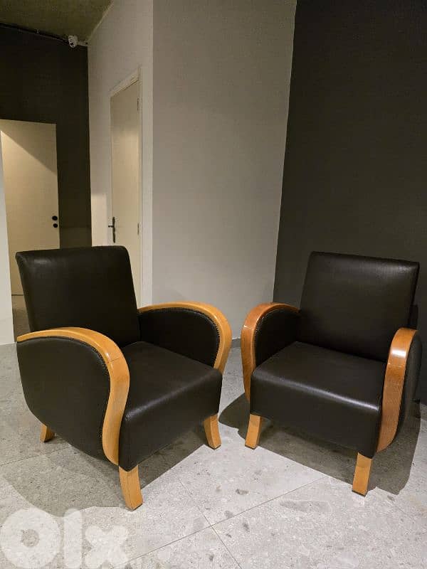 Hardwood Armchairs 0