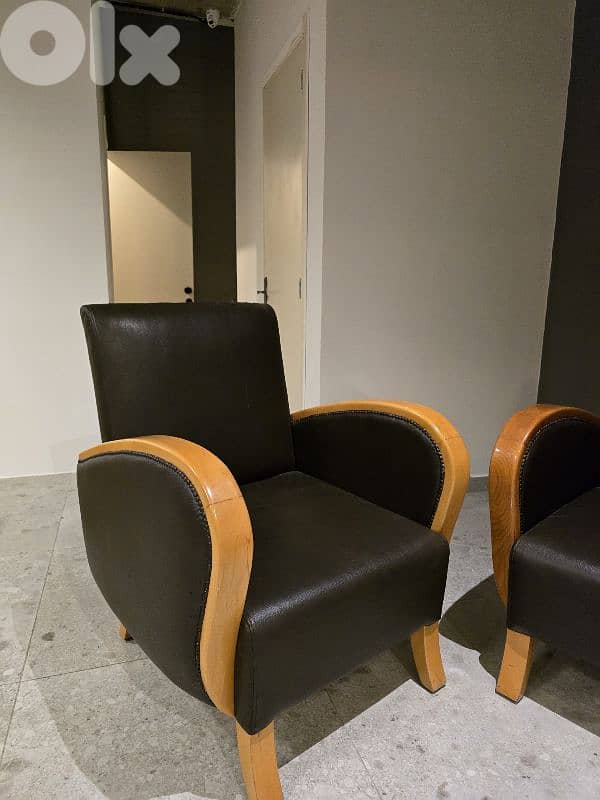 Hardwood Armchairs 1