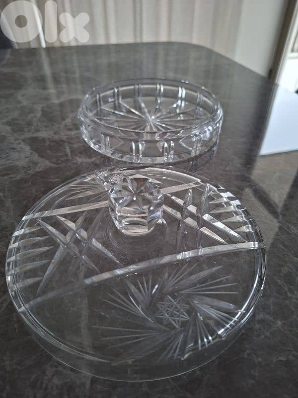 Crystal cut Bonbonniere 2