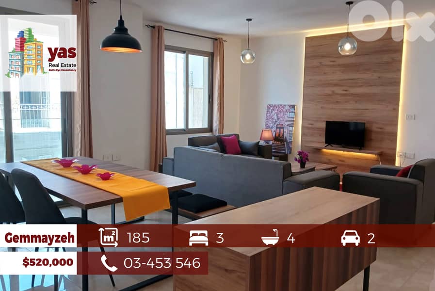 Gemmayzeh 185m2 | Decorated | Prime Location | High End | OH 0