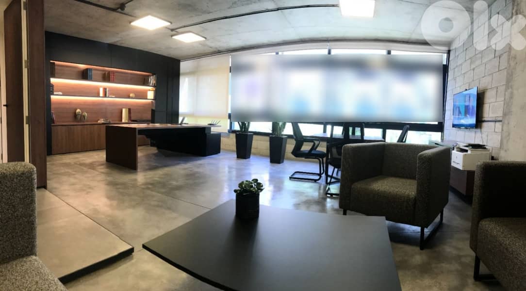 FULLY EQUIPPED OFFICE FOR RENT IN HAZMIEH MAR TAKLA PRIME (HAR-257) 0