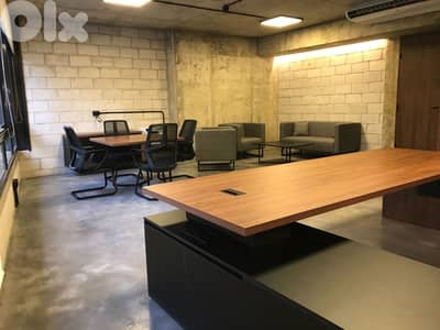 FULLY EQUIPPED OFFICE FOR RENT IN HAZMIEH MAR TAKLA PRIME (HAR-257)