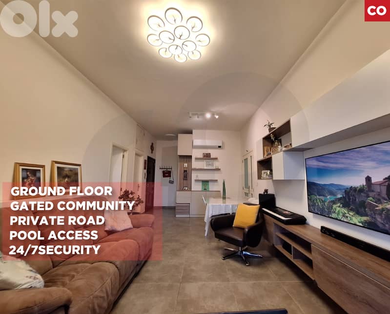 Ground floor/Gated community/Private road IN BOUAR/بوار REF#CO129675 0
