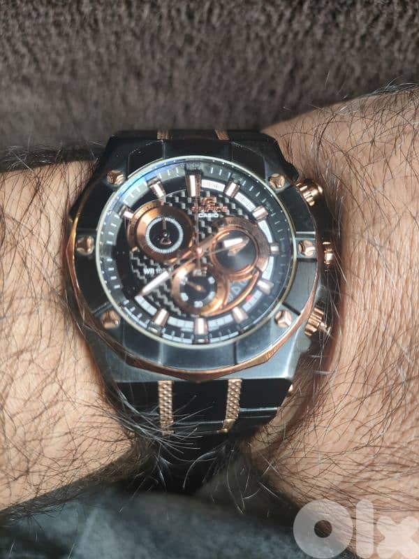 Casio Edifice Men's Watch EFX-510SP Black & Copper Gold Label Edition 0