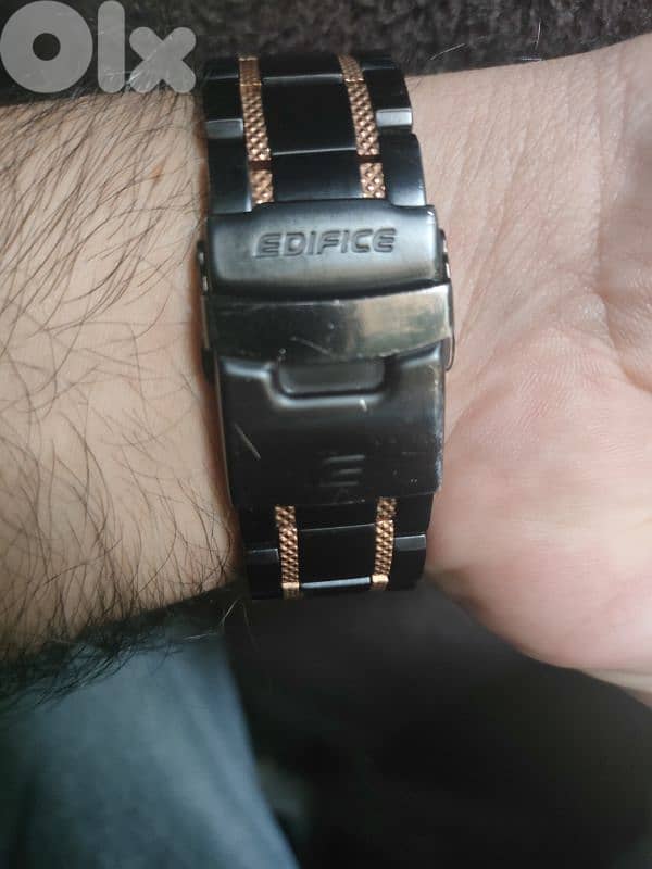 Casio Edifice Men's Watch EFX-510SP Black & Copper Gold Label Edition 5