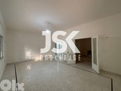 L19863 - 3-Bedroom Renovated Apartment For Rent in Badaro, Beirut