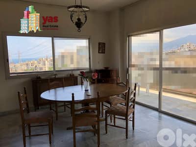 Adonis 220m2 | Rent | Furnished | Shared Terrace | Sea & City View |JA