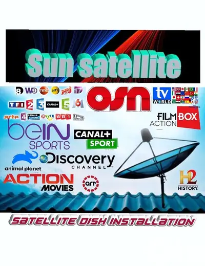 SUN-SAT US-Q85 (تركيب ستلايت ) لدينا رسفيرات تعمل على إنترنت