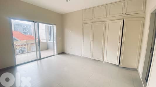 Sunny and large apart with terrace and parking achrafieh