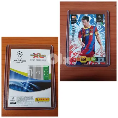 Panini Messi champions league card 2010 2011