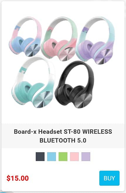 Headset Bluetooth Wireless Built-in Microphone Active Noise Cancelling 0