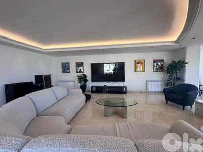 Sea View Luxury Apartment for Sale in Rawcheشقة للبيع في الروشة