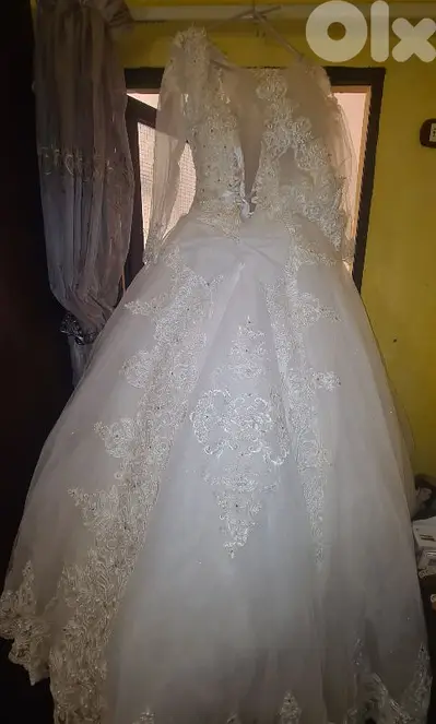 wedding dress new فستان زفاف رائع