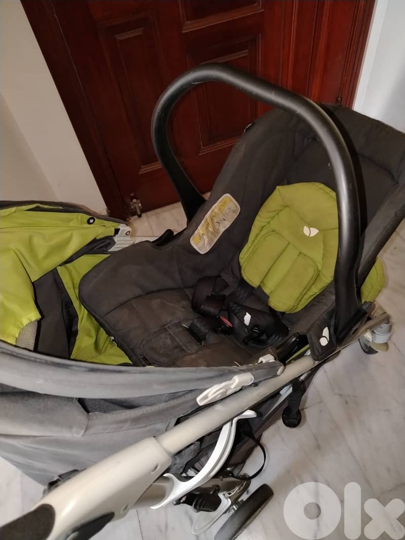 JOIE Baby stroller with car seat 0