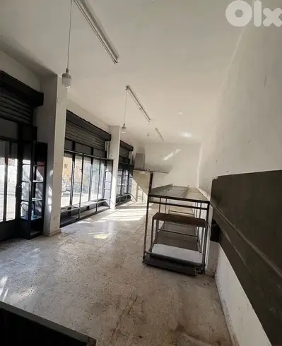 60m Commercial space high ceiling+125m basement Beirut Basta Tahta
