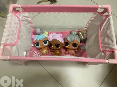 Baby doll+bed