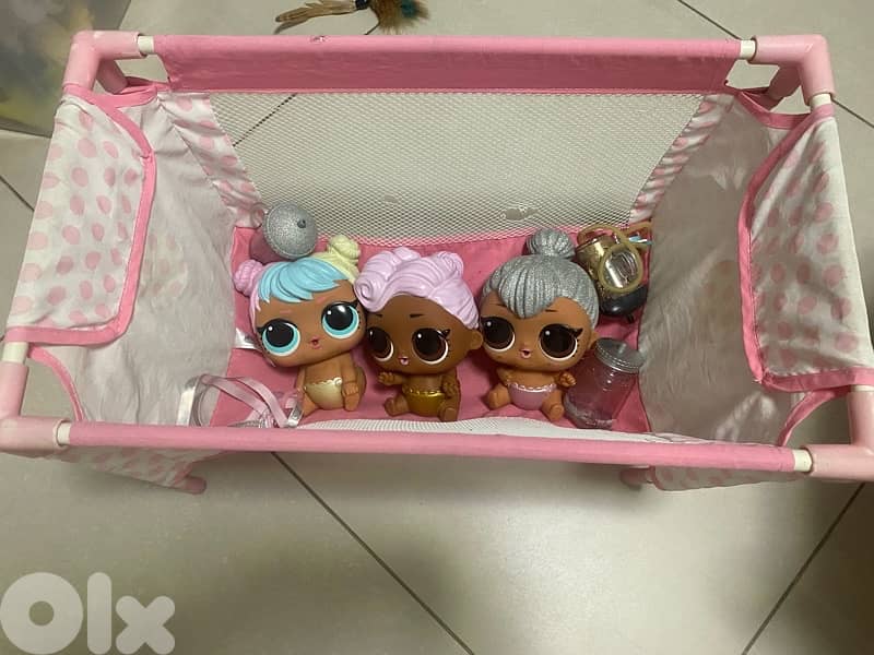 Baby doll+bed 0