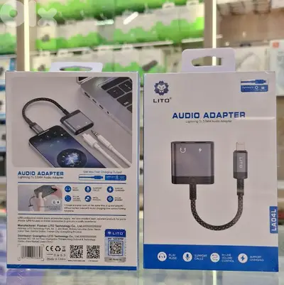 LITO AUDIO ADAPTER LIGHTNING TO 3.5MM AUDIO ADAPTER LA04L