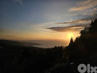 Land in Kfour 8500m2 Full Sea View ارض للبيع في الكفور