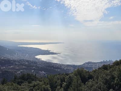 Land in Kfour 8500m2 Full Sea View ارض للبيع في الكفور