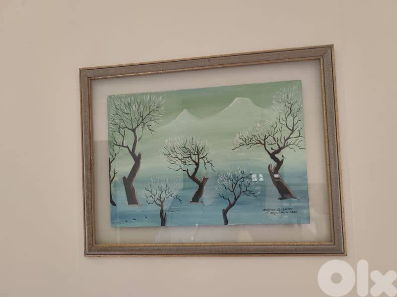 MKRTICH ASLANIAN ,super wonderful painting,piece of art,Well Framed 0