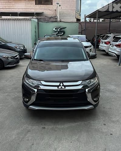 Mitsubishi Outlander 2017 clean car fax امكانية التقسيط