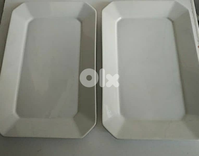 Two large plates - Not Negotiable 0