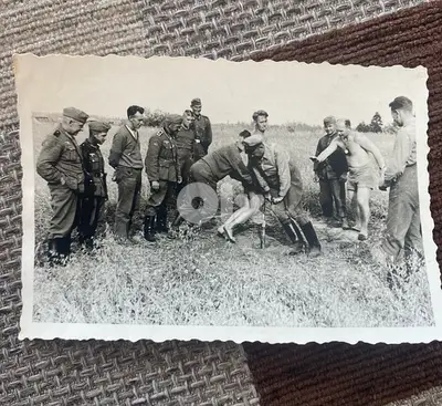 صورة اصلية جنود باللباس الناري اثناء  الحرب العالميةالثانية Nazi photo