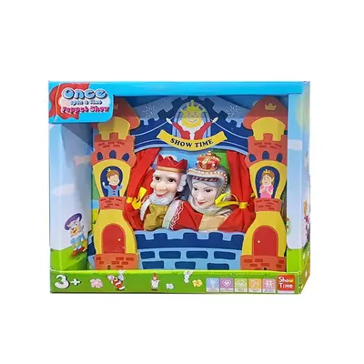 Wooden Theatre Puppet Show For Kids - مسرح عرض الدمى الخشبي للأطفال