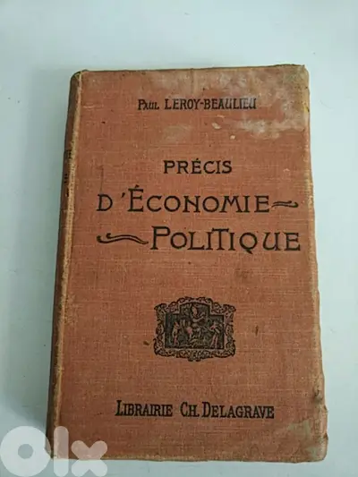 Very old book Precis d'économie politique - Not Negotiable