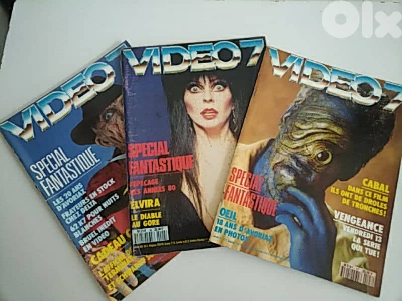 Old Video 7 Magazines Special Fantastique (3 mag) - Not Negotiable 0