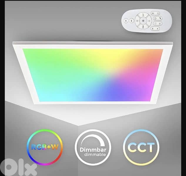 EGLO LED Light adjustable white & RGB + Remote Control/4$ delivery 1