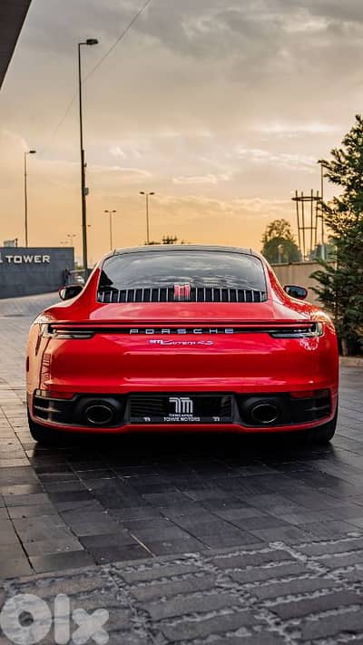 PORSCHE 911 CARRERA 4S COUPE, 2020, Guards Red, LOADED WITH OPTIONS !!
