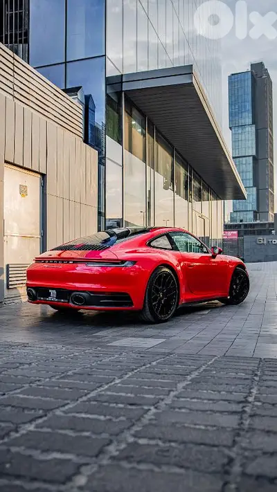 PORSCHE 911 CARRERA 4S COUPE, 2020, Guards Red, LOADED WITH OPTIONS !!