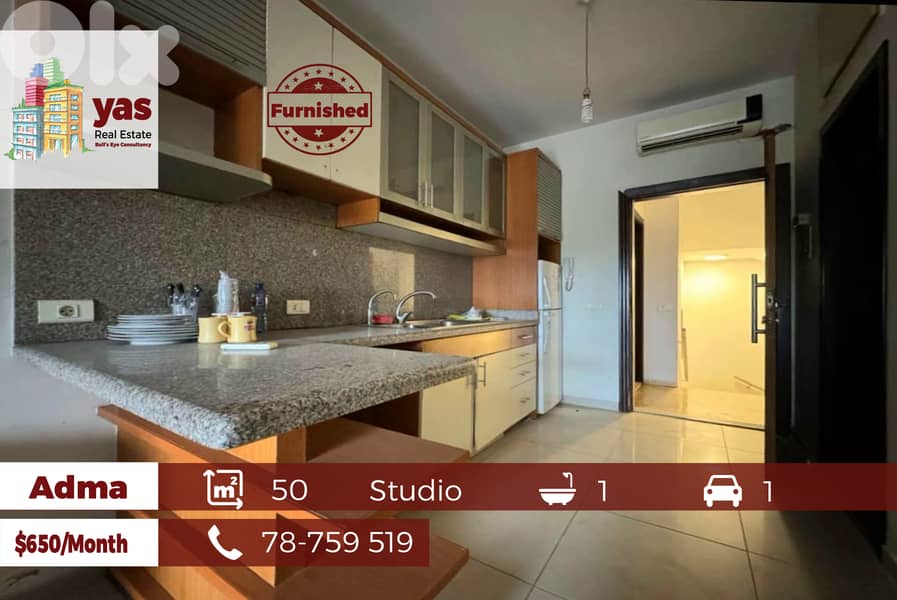 Adma 50m2 | Cozy Studio | Calm Area | Rent | Partial View | 0