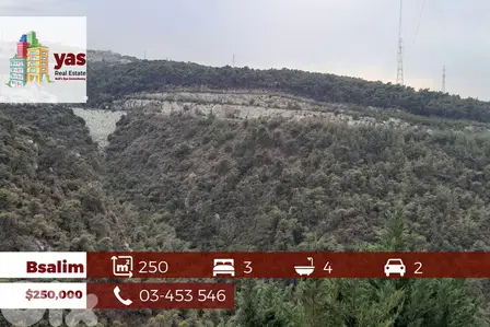 Bsalim 250m2 | Calm Area | Dead End Street | Mountain View | OH