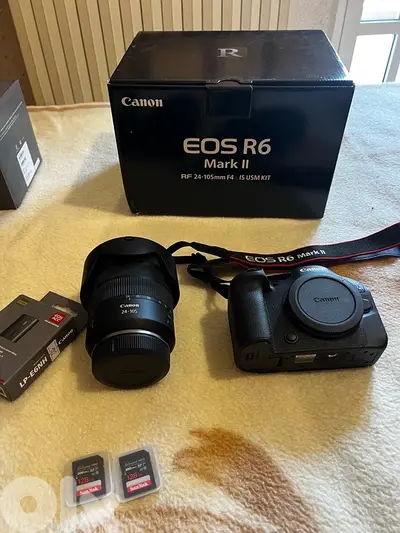 canon r6 mark ii with all equipments