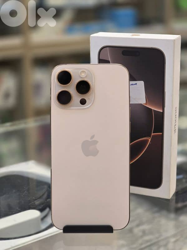 Used 16 pro max 512 gb  Desert 0