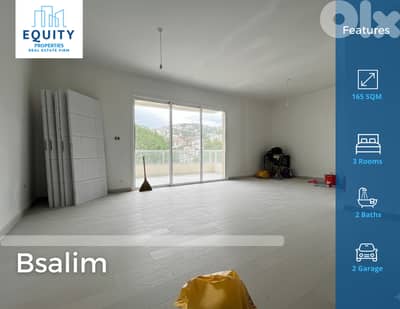 165 SQM Apartment For Sale In Bsalim شقة للبيع #RH234350