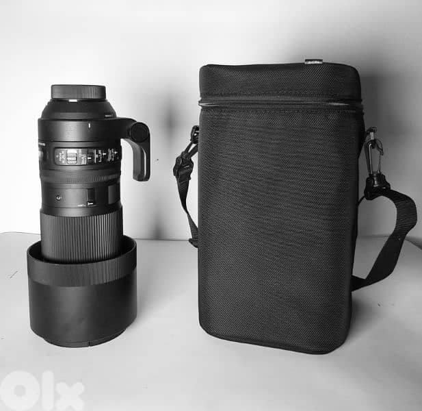 Barely used Sigma 150-600mm lens for nikon F & Z Mount  with FTZ 1