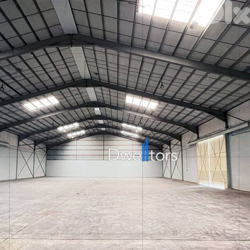 Hangar for rent in Nahr el Mot - 750 MT2 - 6.0 M Height 0