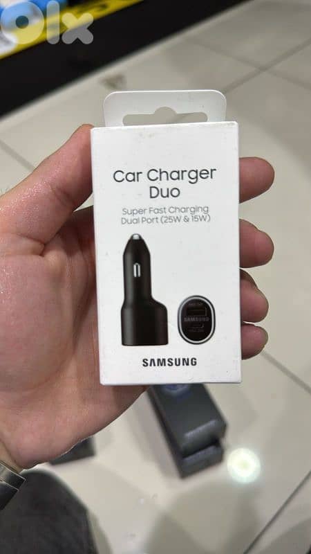 Samsung Car charger duo super fast charging dual port (25w-15w) 0