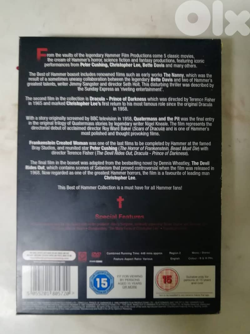 The Best of Hammer movies 5 DVDs box set 5