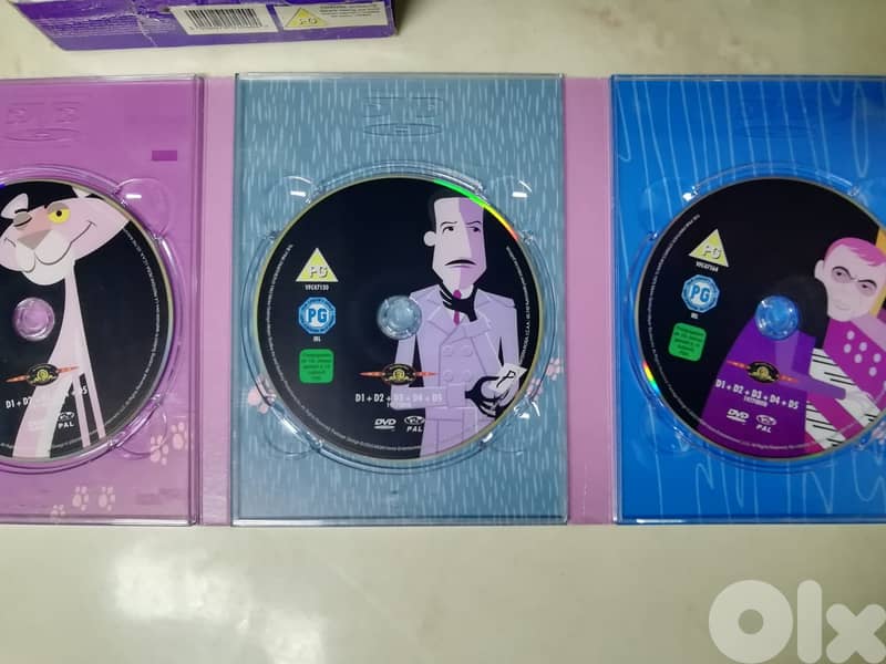 The Pink Panther 5 movies plus bonus disc box set 1