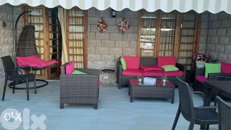 75 sqm Pool Side Chalet for rent in Satellity Feitroun 1
