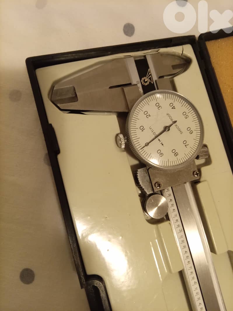 Vernier Calipers, dial & standard, mm/inch 0