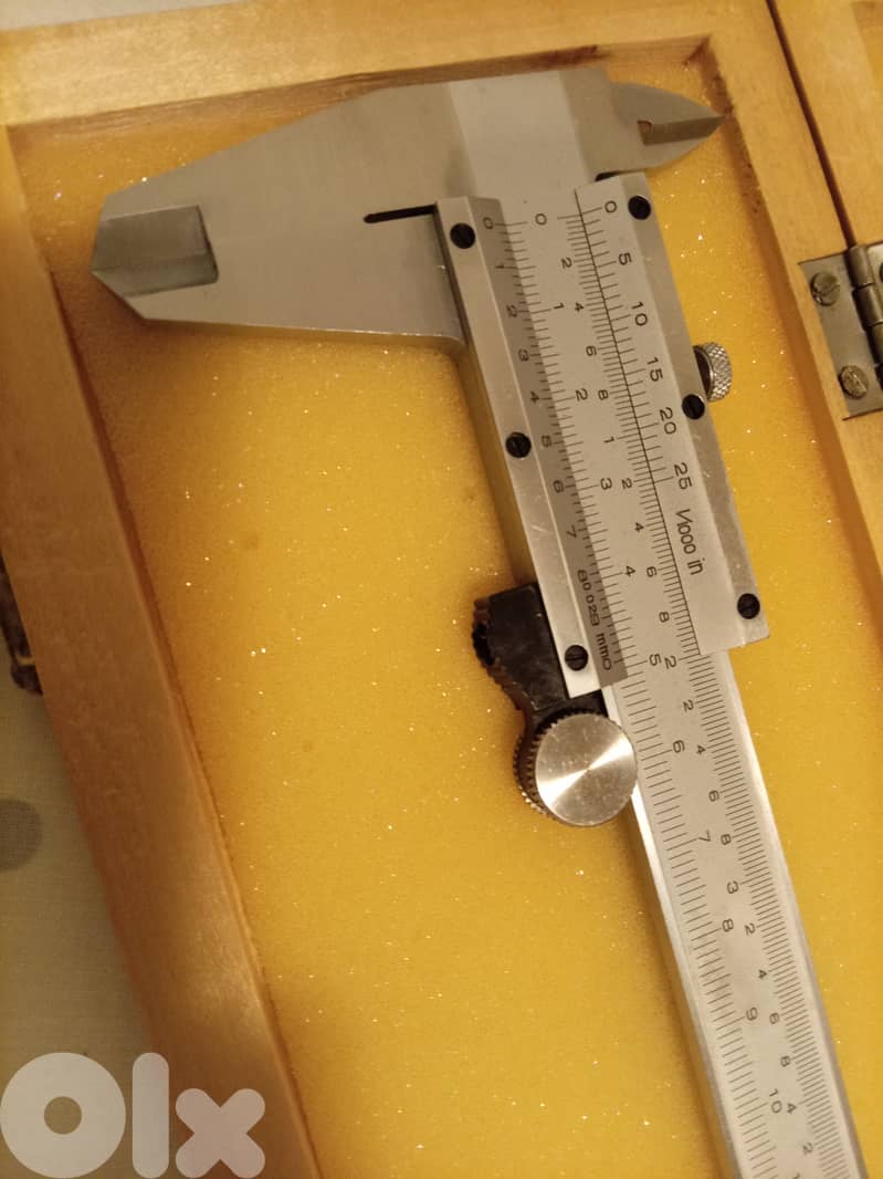 Vernier Calipers, dial & standard, mm/inch 1